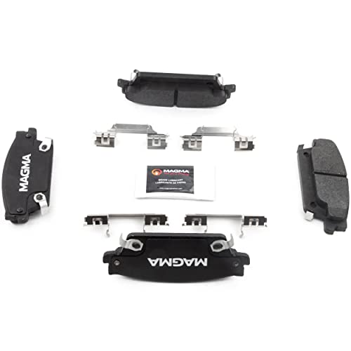 MAGMA Premium PMD1020C Ceramic Brake Pads, Rear