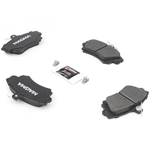 MAGMA Premium PMD837M Semi-Metallic Brake Pads, Front