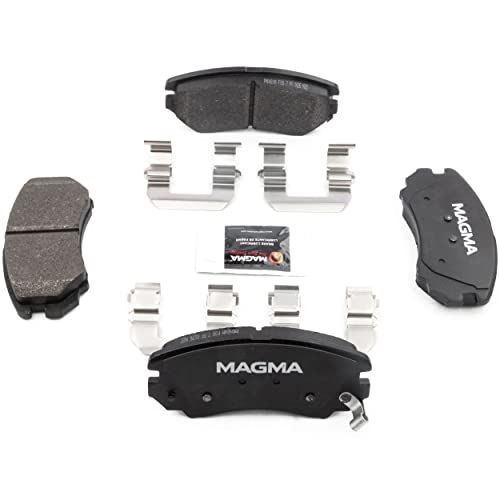 MAGMA Premium PMD924M Semi-Metallic Brake Pads, Front