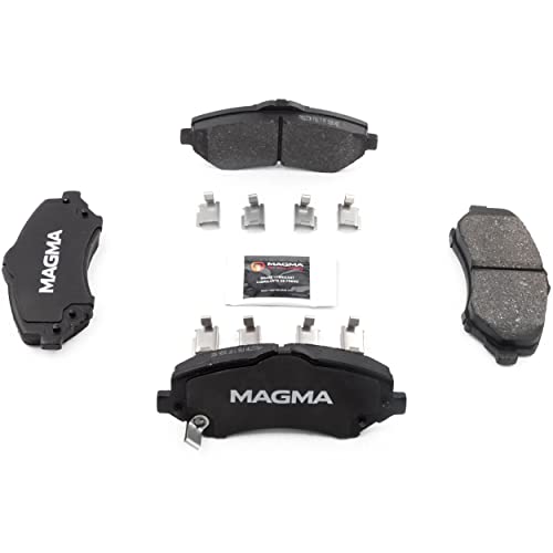 MAGMA Premium PMD1273M Semi-Metallic Brake Pads, Front