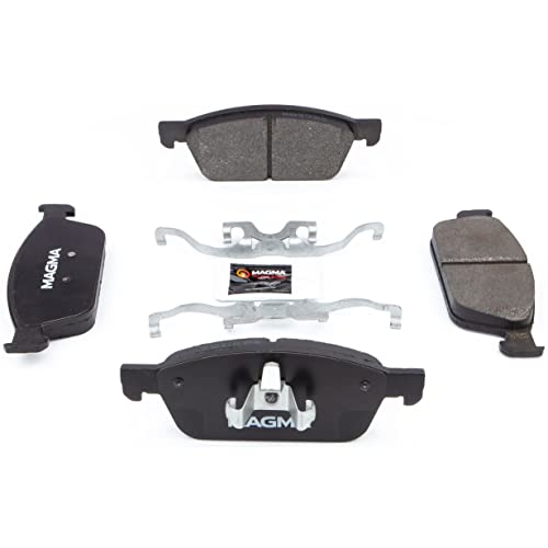 MAGMA Premium PMD1668M Semi-Metallic Brake Pads, Front