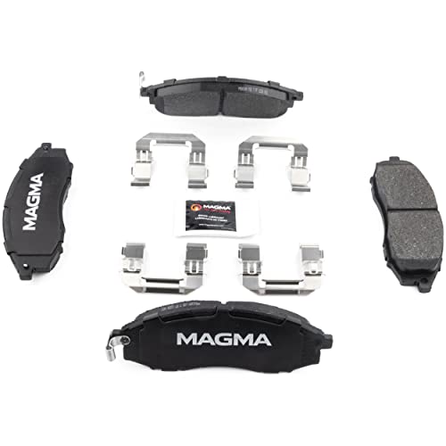 MAGMA Premium PMD830M Semi-Metallic Brake Pads, Front