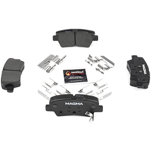 MAGMA Premium PMD1544C Ceramic Brake Pads, Rear