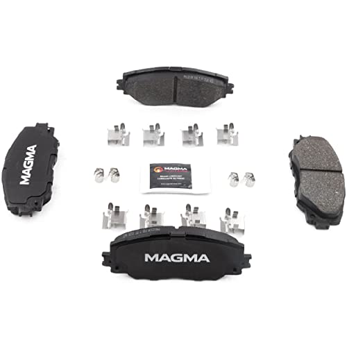 MAGMA Premium PMD1210M Semi-Metallic Brake Pads, Front