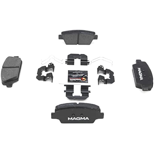 MAGMA Premium PMD2050C Ceramic Brake Pads, Rear
