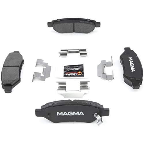 MAGMA Premium PMD1337C Ceramic Brake Pads, Rear