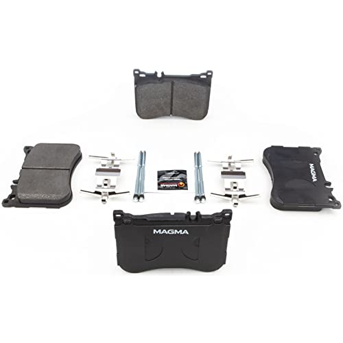 MAGMA Premium PMD1688M Semi-Metallic Brake Pads, Front
