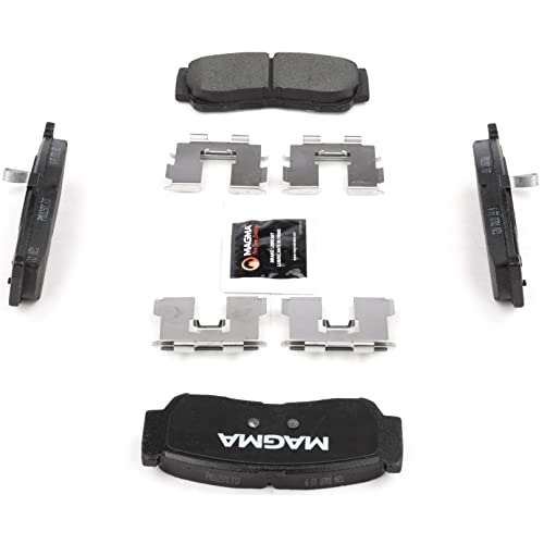 MAGMA Premium PMD1297C Ceramic Brake Pads, Rear