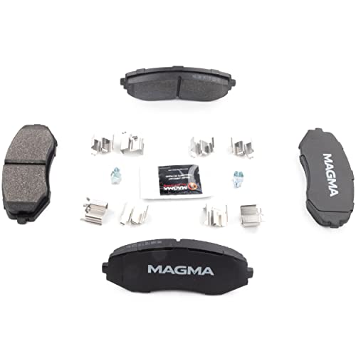 MAGMA Premium PMD1188M Semi-Metallic Brake Pads, Front