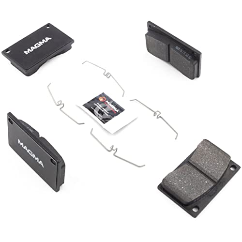 MAGMA Premium PMD43M Semi-Metallic Brake Pads, Front