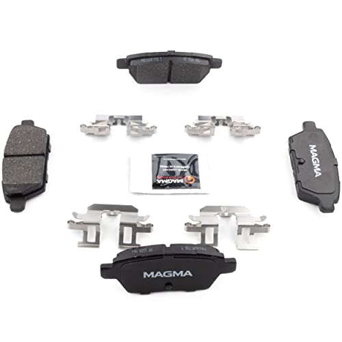 MAGMA Premium PMD1161M Semi-Metallic Brake Pads, Rear
