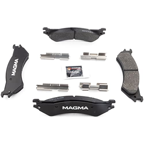 MAGMA Premium PMD802M Semi-Metallic Brake Pads, Rear