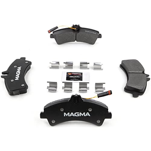 MAGMA Premium PMD1318M Semi-Metallic Brake Pads, Rear