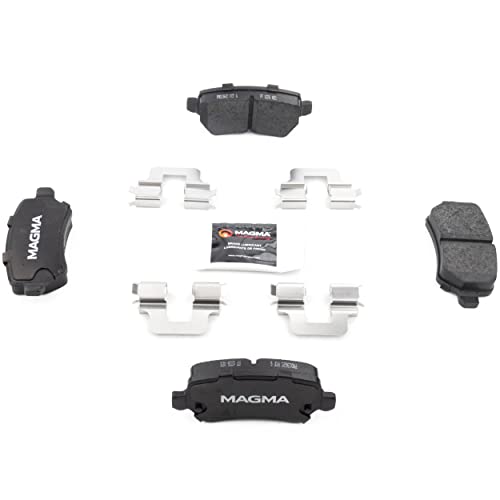 MAGMA Premium PMD1362C Ceramic Brake Pads, Rear