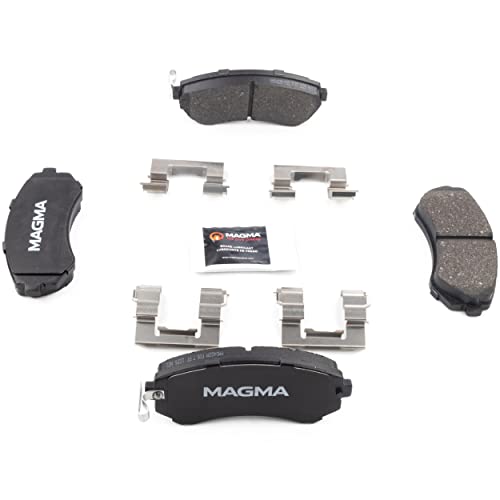 MAGMA Premium PMD422M Semi-Metallic Brake Pads, Front