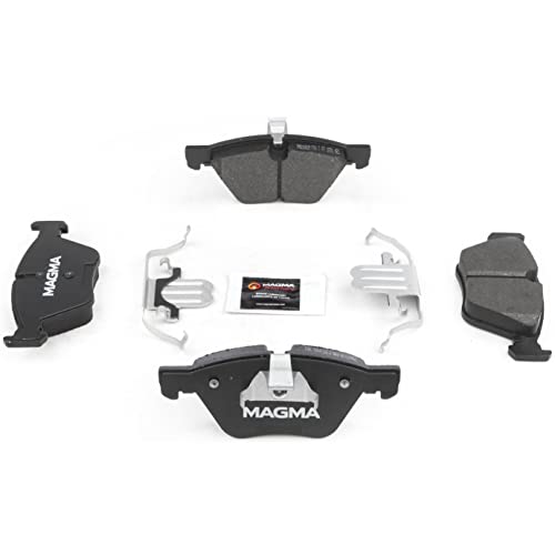 MAGMA Premium PMD1061M Semi-Metallic Brake Pads, Front