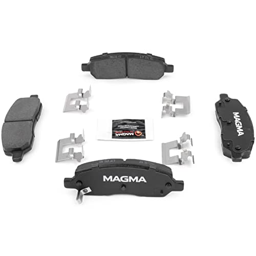 MAGMA Premium PMD1172C Ceramic Brake Pads, Rear