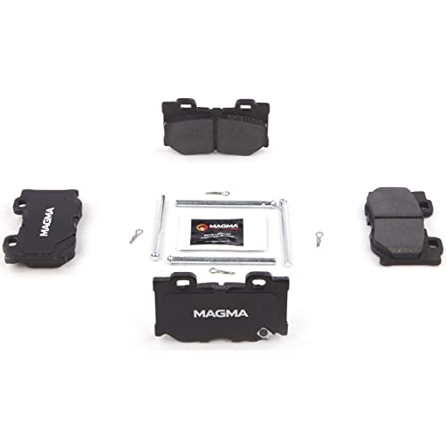 MAGMA Premium PMD1347C Ceramic Brake Pads, Rear