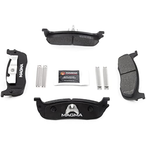 MAGMA Premium PMD711M Semi-Metallic Brake Pads, Rear