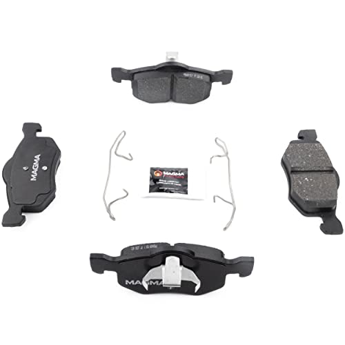 MAGMA Premium PMD843M Semi-Metallic Brake Pads, Front