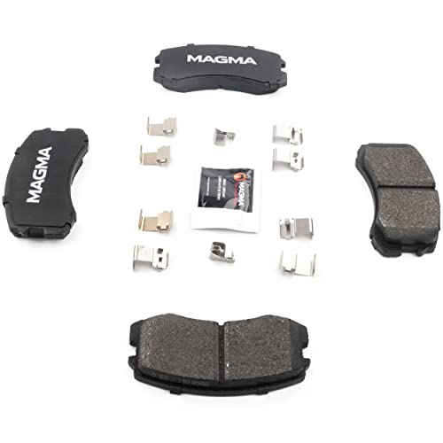 MAGMA Fire Born Braking Premium PMD904M Semi-Metallic Brake Pads, Front