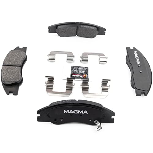 MAGMA Premium PMD1074M Semi-Metallic Brake Pads, Front