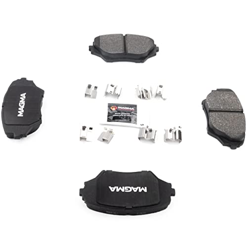 MAGMA Premium PMD862M Semi-Metallic Brake Pads, Front