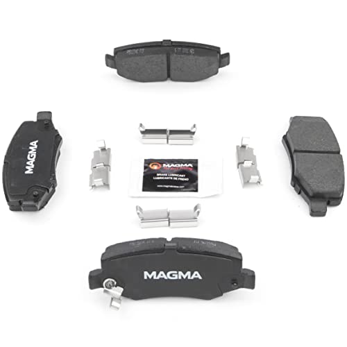 MAGMA Premium PMD1274C Ceramic Brake Pads, Rear