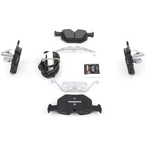 MAGMA Premium PMD1170M Semi-Metallic Brake Pads, Rear