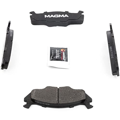 MAGMA Premium PMD158M Semi-Metallic Brake Pads, Front