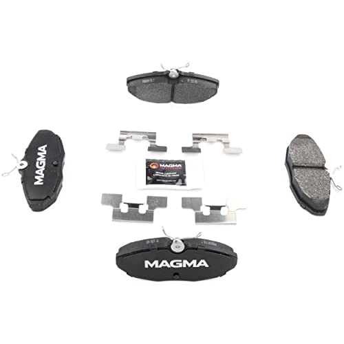MAGMA Premium PMD806M Semi-Metallic Brake Pads, Rear