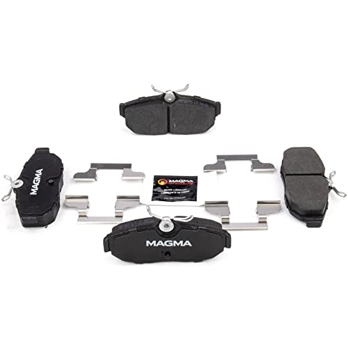 MAGMA Premium PMD1082C Ceramic Brake Pads, Rear