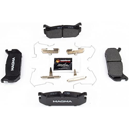 MAGMA Premium PMD584C Ceramic Brake Pads, Rear