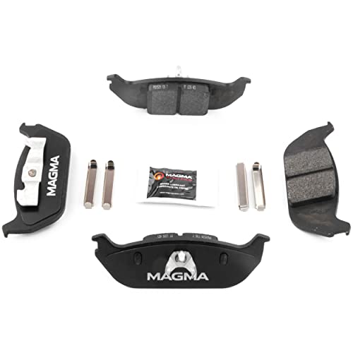 MAGMA Premium PMD952M Semi-Metallic Brake Pads, Rear