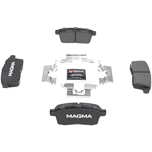 MAGMA Premium PMD1259C Ceramic Brake Pads, Rear