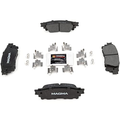 MAGMA Premium PMD1805C Ceramic Brake Pads, Rear