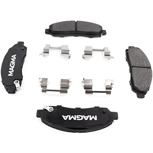 MAGMA Premium PMD1039M Semi-Metallic Brake Pads, Front