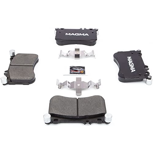 MAGMA Premium PMD1634M Semi-Metallic Brake Pads, Front