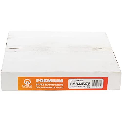 MAGMA Fire Born Braking Premium Disc Brake Rotor PMR225275, Multicolor