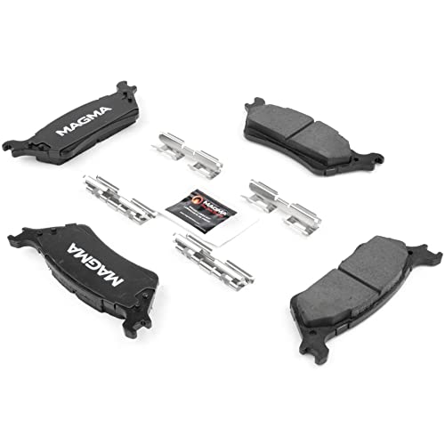 MAGMA Premium PMD1602C Ceramic Brake Pads, Rear