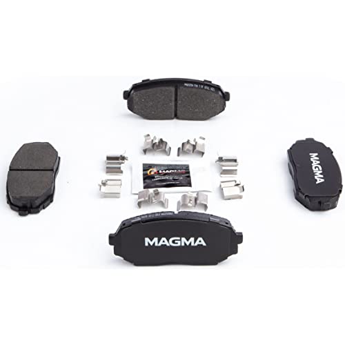 MAGMA Premium PMD525M Semi-Metallic Brake Pads, Front