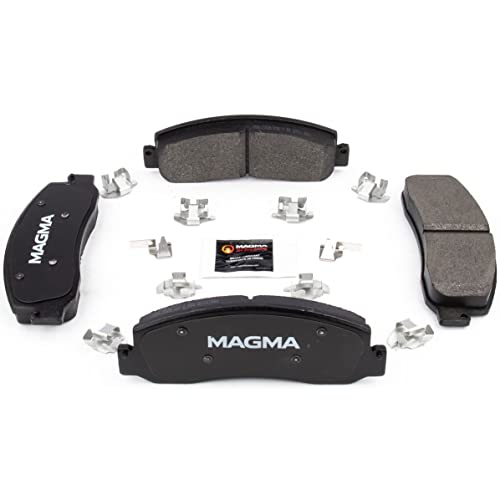 MAGMA Premium PMD1333M Semi-Metallic Brake Pads, Front