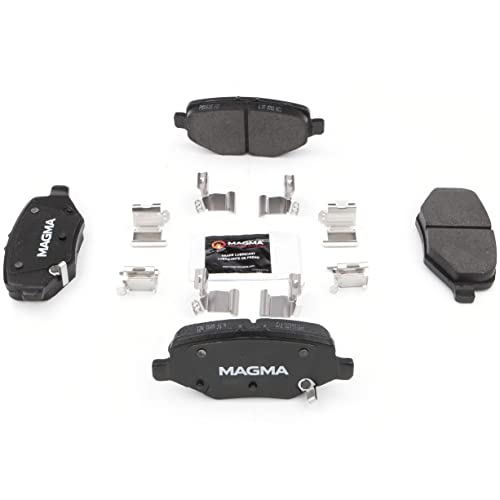 MAGMA Premium PMD1612C Ceramic Brake Pads, Rear