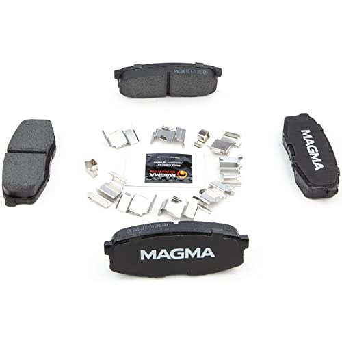 MAGMA Premium PMD1304C Ceramic Brake Pads, Rear