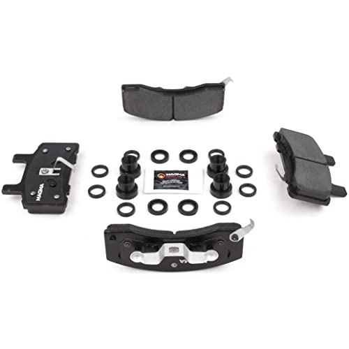 MAGMA Premium PMD370C Ceramic Brake Pads, Front