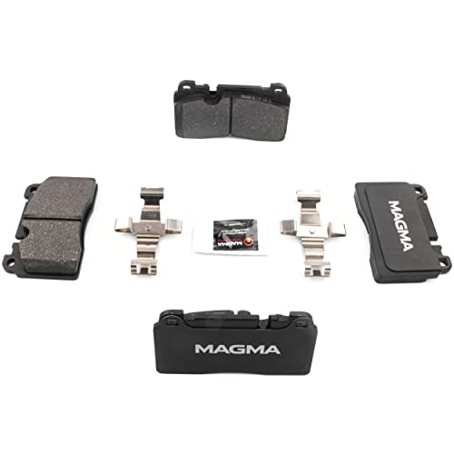 MAGMA Premium PMD1663M Semi-Metallic Brake Pads, Front