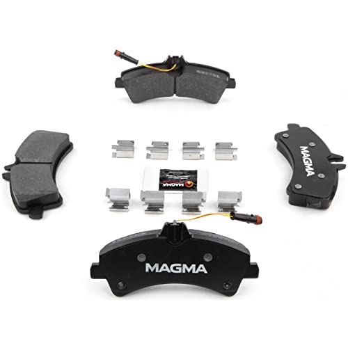 MAGMA Premium PMD1318M Semi-Metallic Brake Pads, Rear