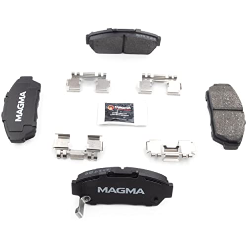 MAGMA Premium PMD617M Semi-Metallic Brake Pads, Front