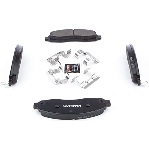 MAGMA Premium PMD962M Semi-Metallic Brake Pads, Front