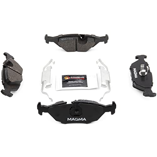 MAGMA Premium PMD279M Semi-Metallic Brake Pads, Rear